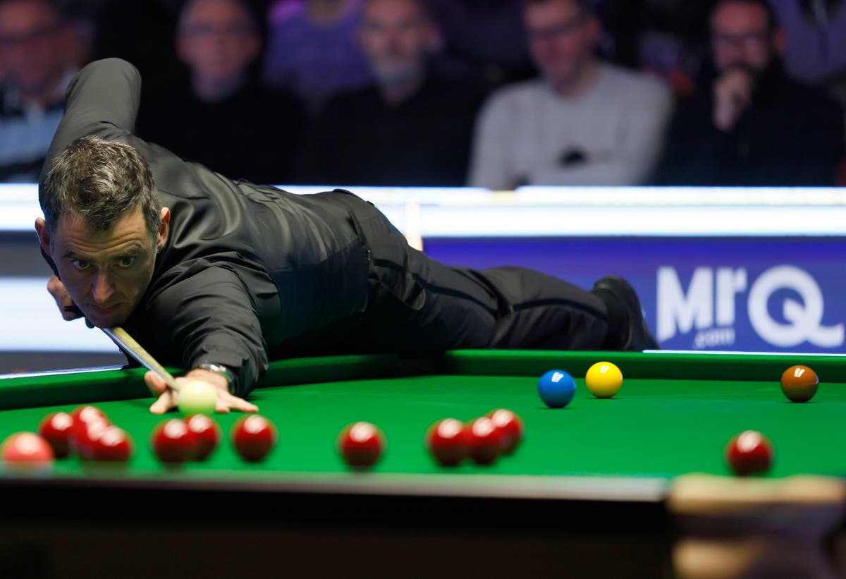 When does Ronnie O’Sullivan play at the Uk Snooker Championship today