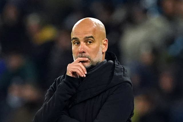 <p>Manchester City manager Pep Guardiola admires Ange Postecoglou</p>