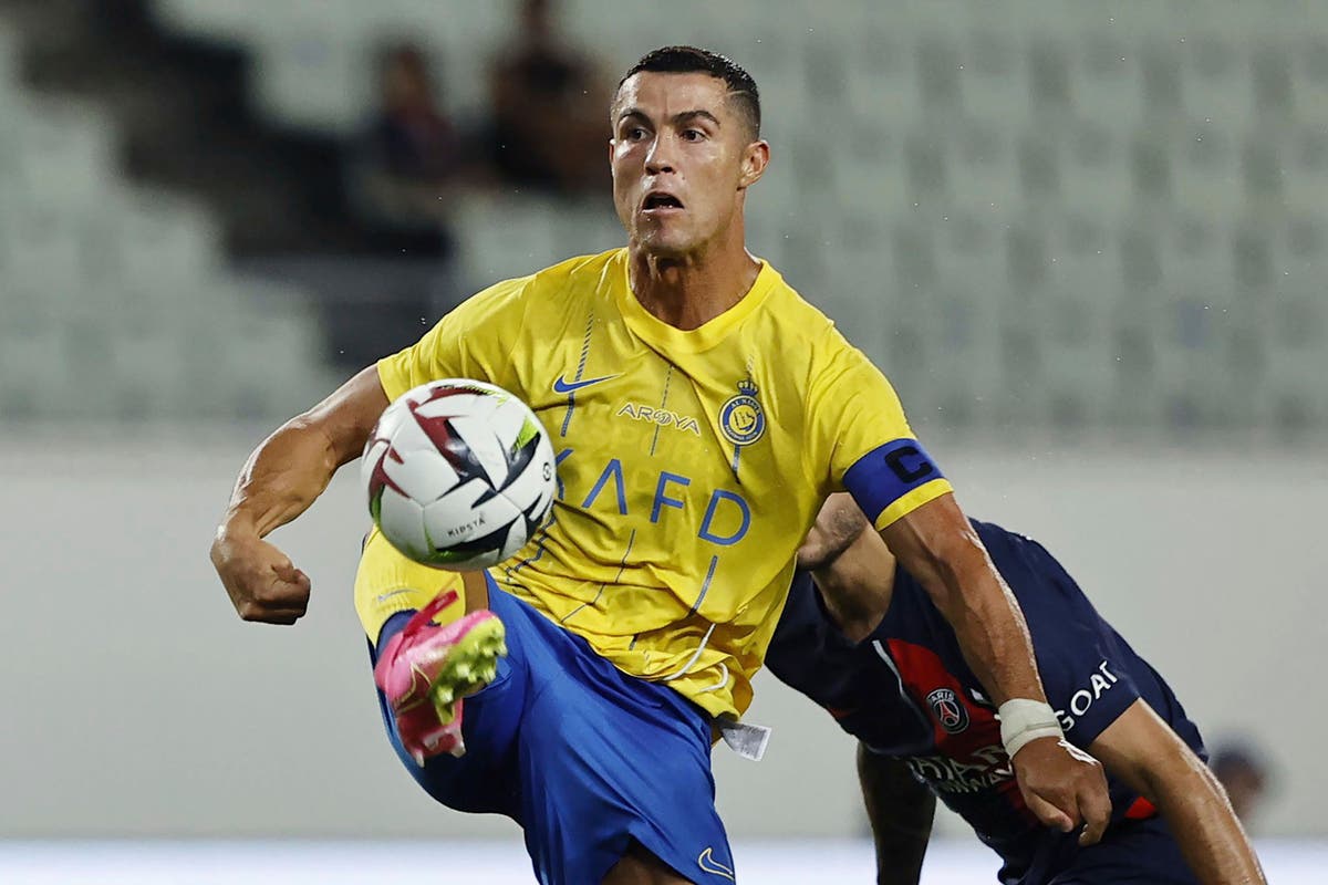 Ronaldo walks off to chants of 'Messi! Messi!' as his team loses 3-0 in Riyadh derby