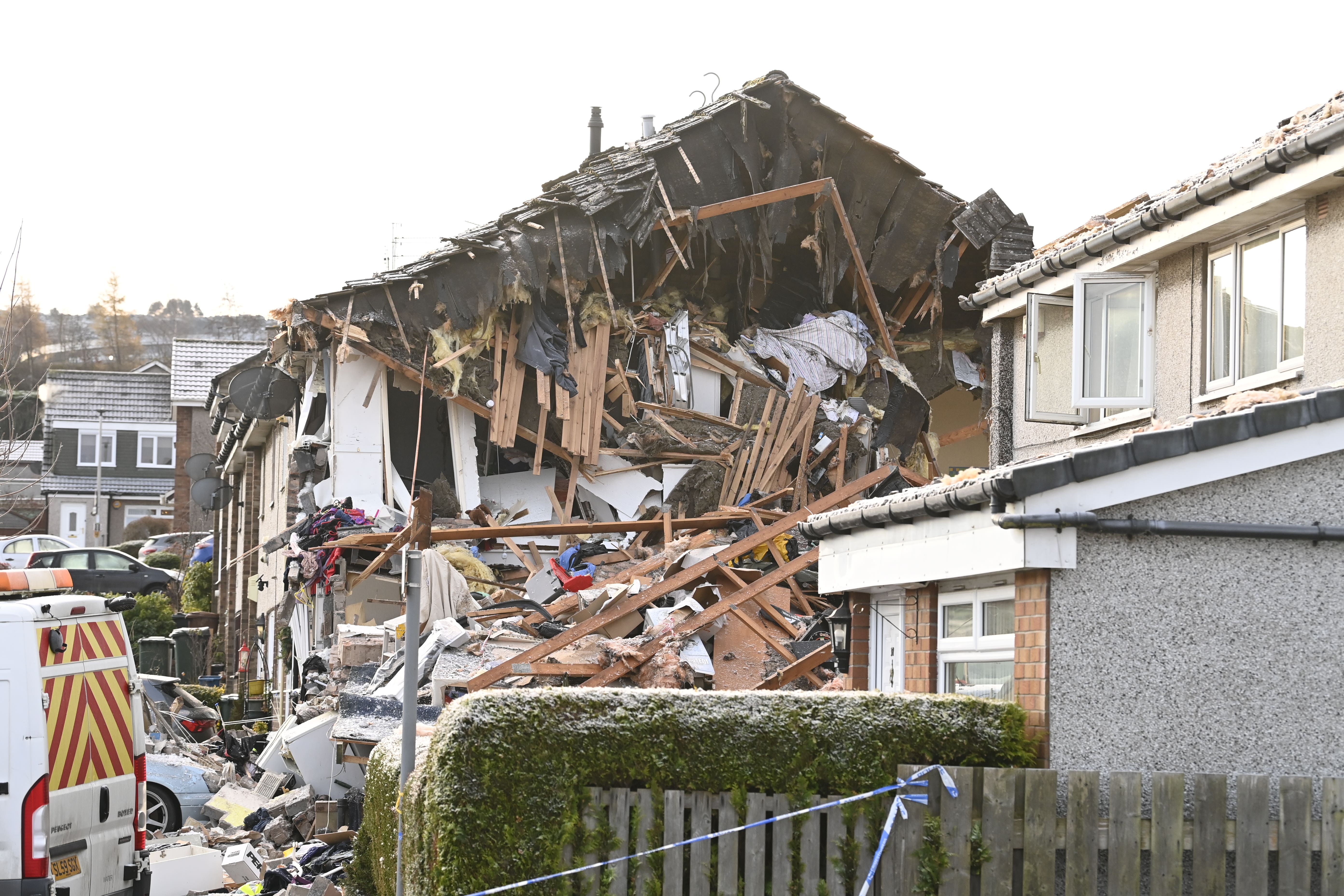 An 84-year-old man has died after an explosion at a house in Baberton, Edinburgh
