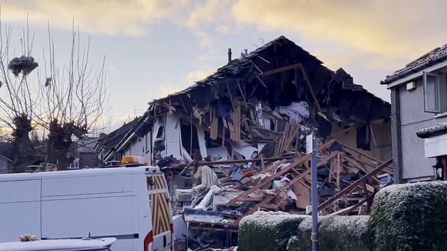<p>Edinburgh house reduced to rubble after deadly explosion</p>