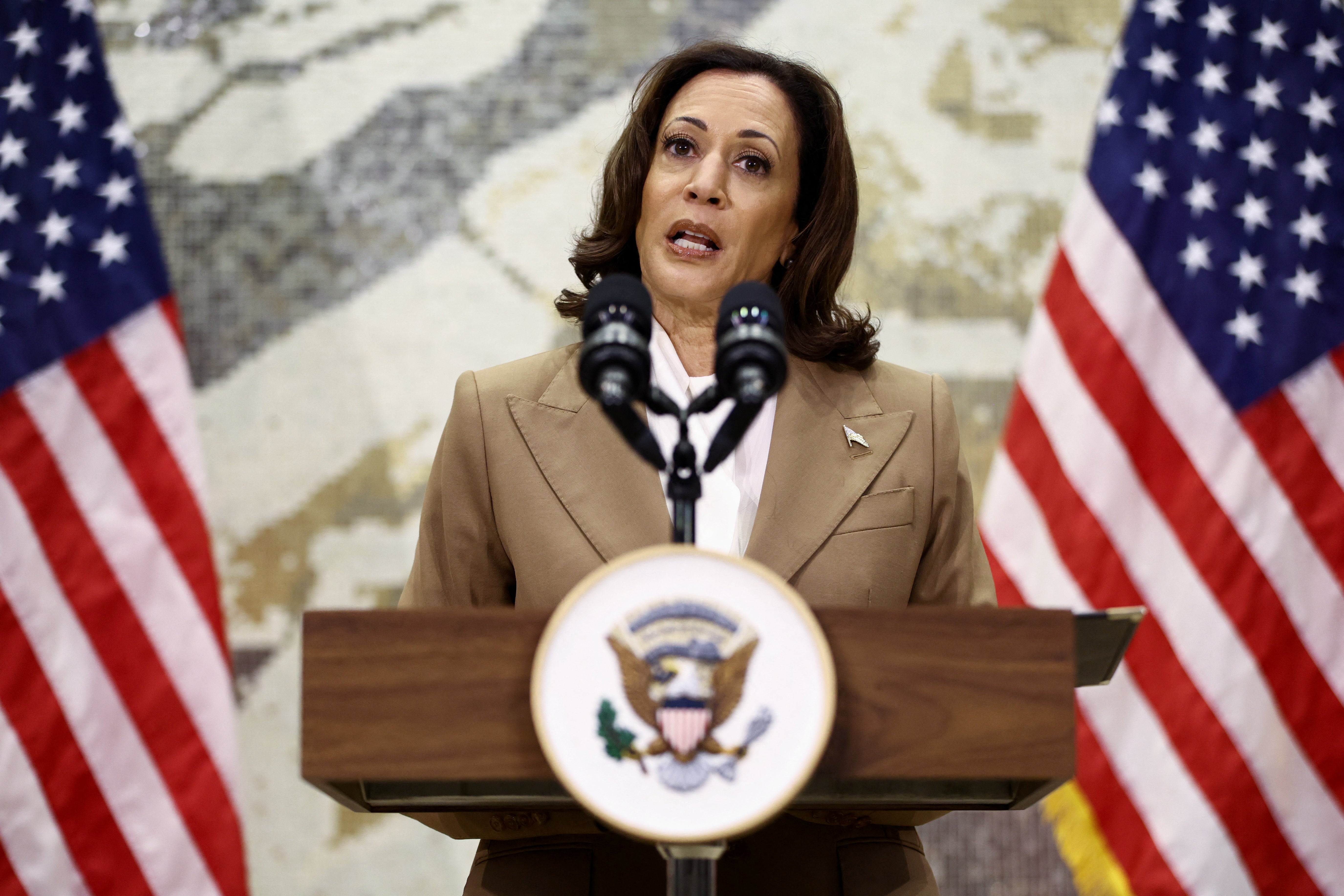 US Vice-President Kamala Harris