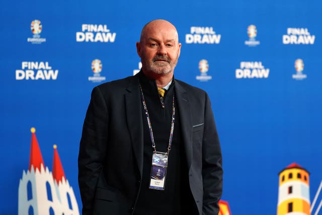 Steve Clarke is preparing for a tough test of Scotland’s credentials in the opening match of Euro 2024 against Germany (Adam Davy/PA)