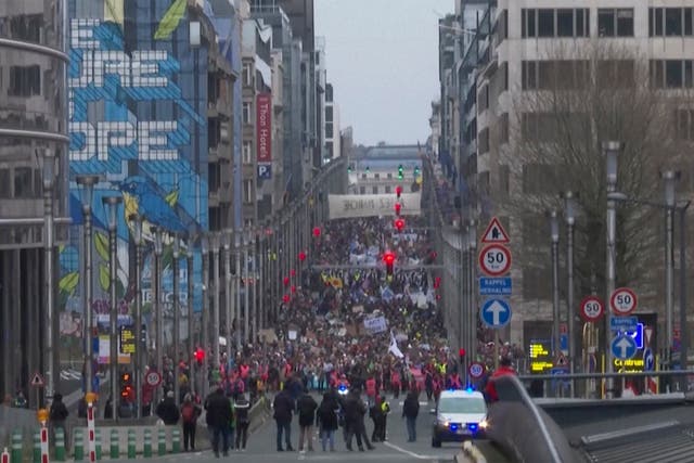 Belgium Climate Change Protest