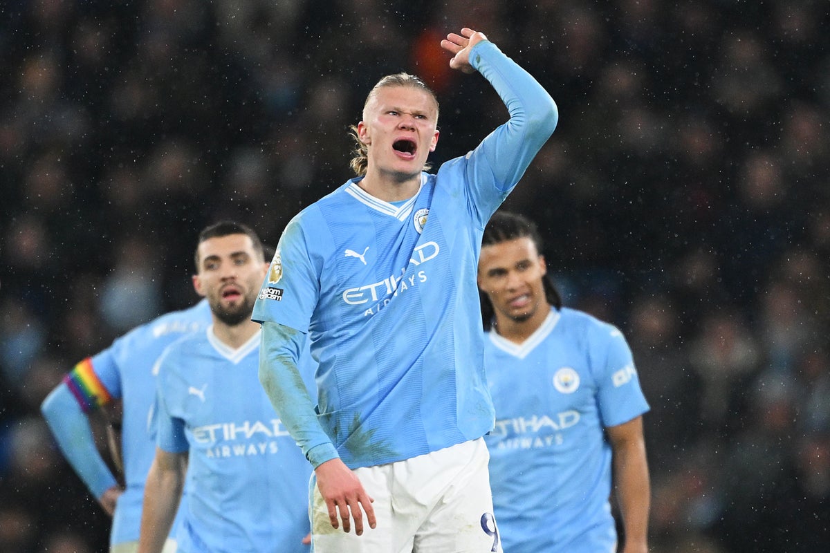 Erling Haaland posts furious response to major referee mistake in Man City draw