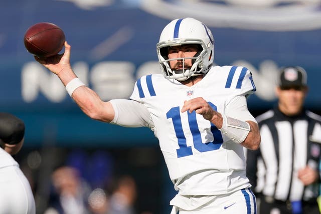 Gardner Minshew led the Indianapolis Colts to a fourth straight win (George Walker IV/AP)