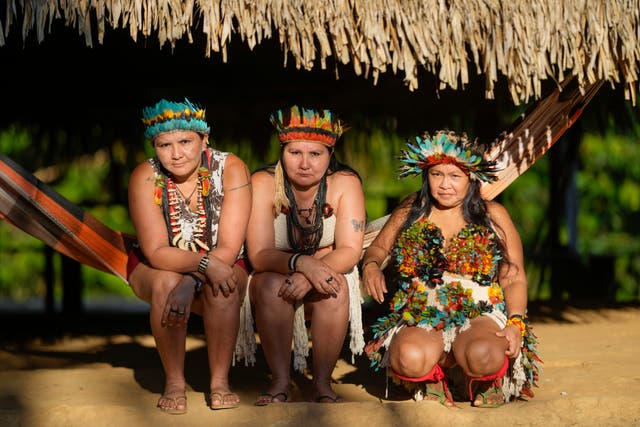 APTOPIX COP28 Climate Brazil Indigenous Women