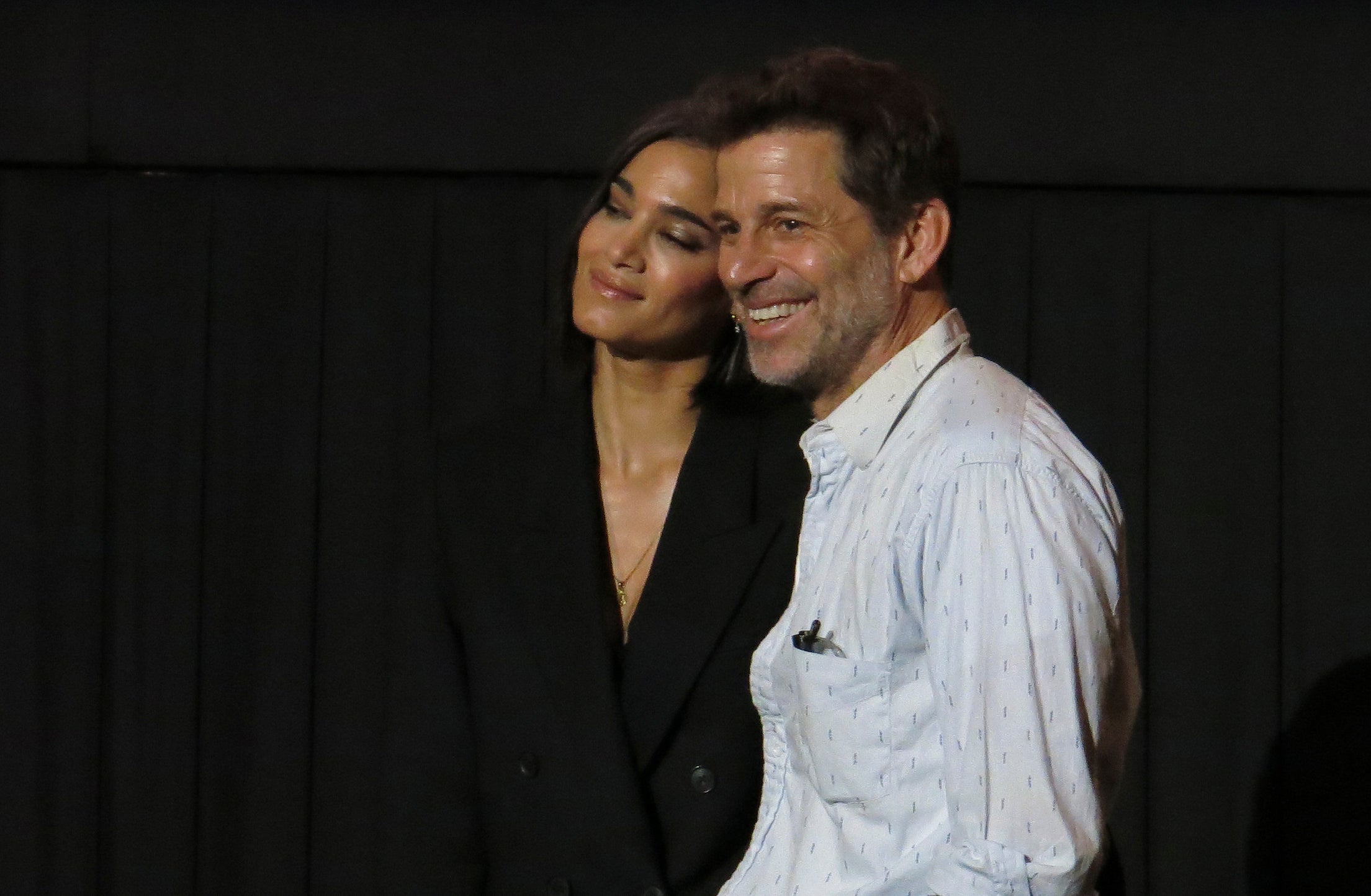 Zack Snyder with Sofia Boutella