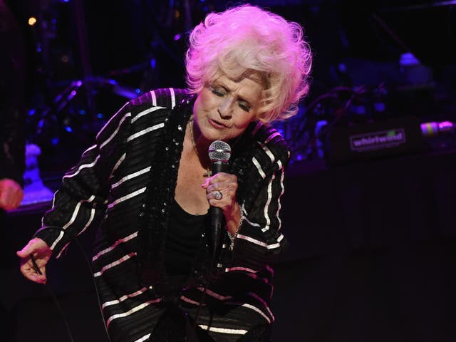 <p>Brenda Lee performing at The Country Music Hall of Fame and Museum in Nashville in 2015</p>