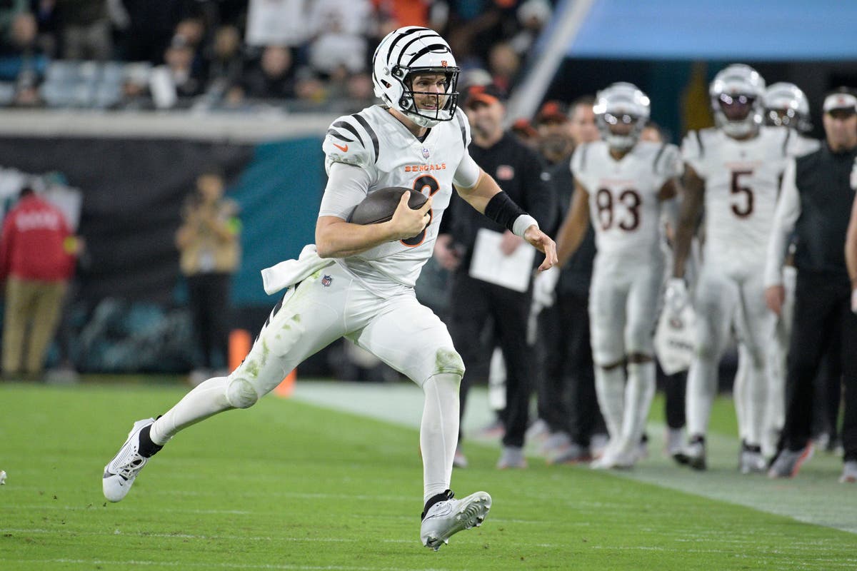 Cincinnati Bengals upset Jacksonville Jaguars 34-31 in overtime