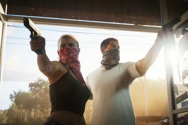 <p>A still from the first trailer for ‘GTA VI'</p>