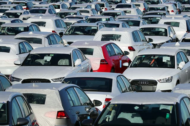 The number of new cars registered in the UK in November increased by 9.5%, new figures show (Gareth Fuller/PA)