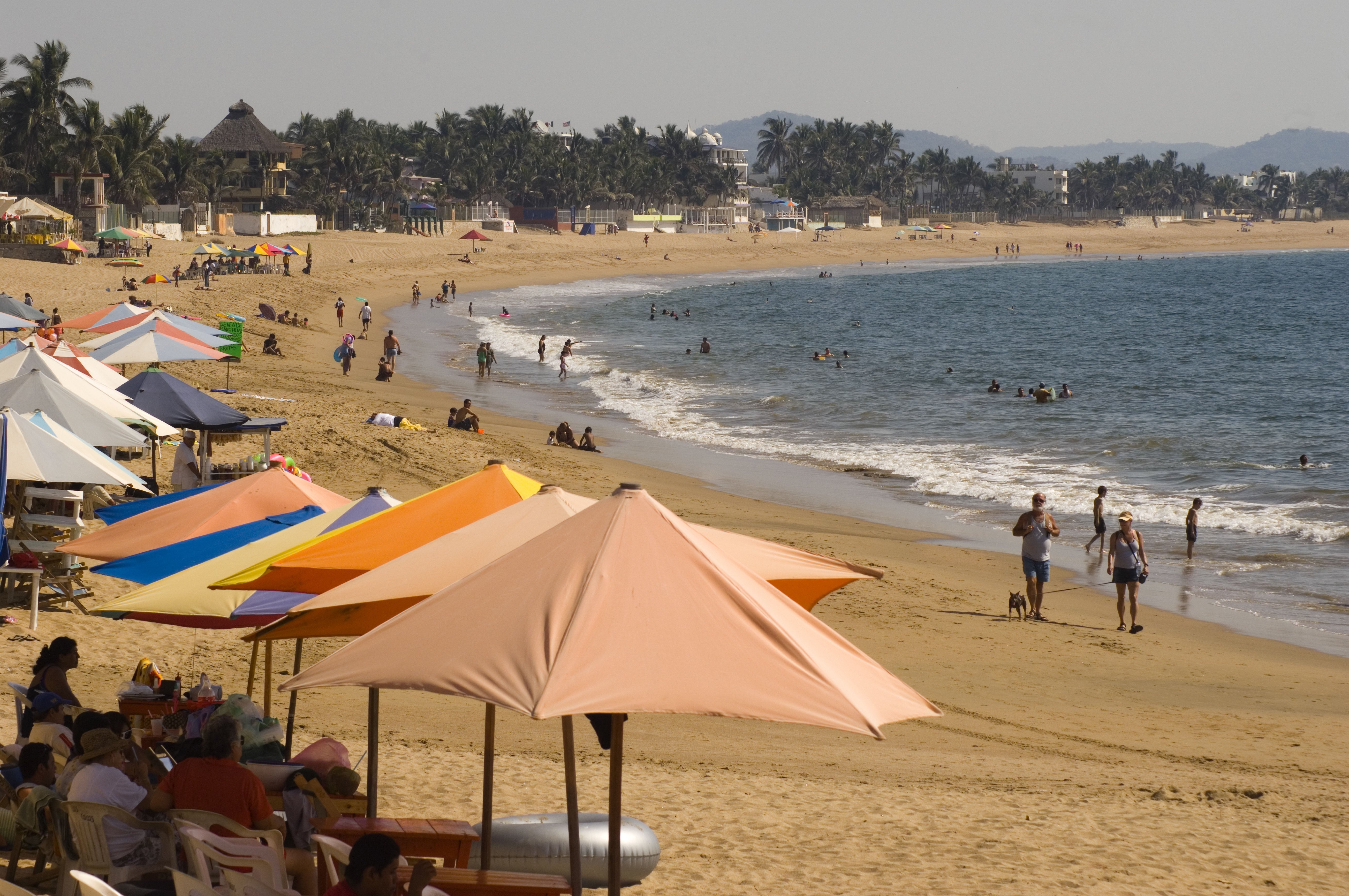 The attack happened on Melaque Beach in Mexico