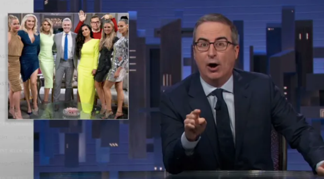 <p>John Oliver celebrated the expulsion of George Santos from Congress last week</p>