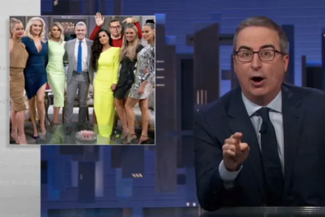 <p>John Oliver celebrated the expulsion of George Santos from Congress last week</p>