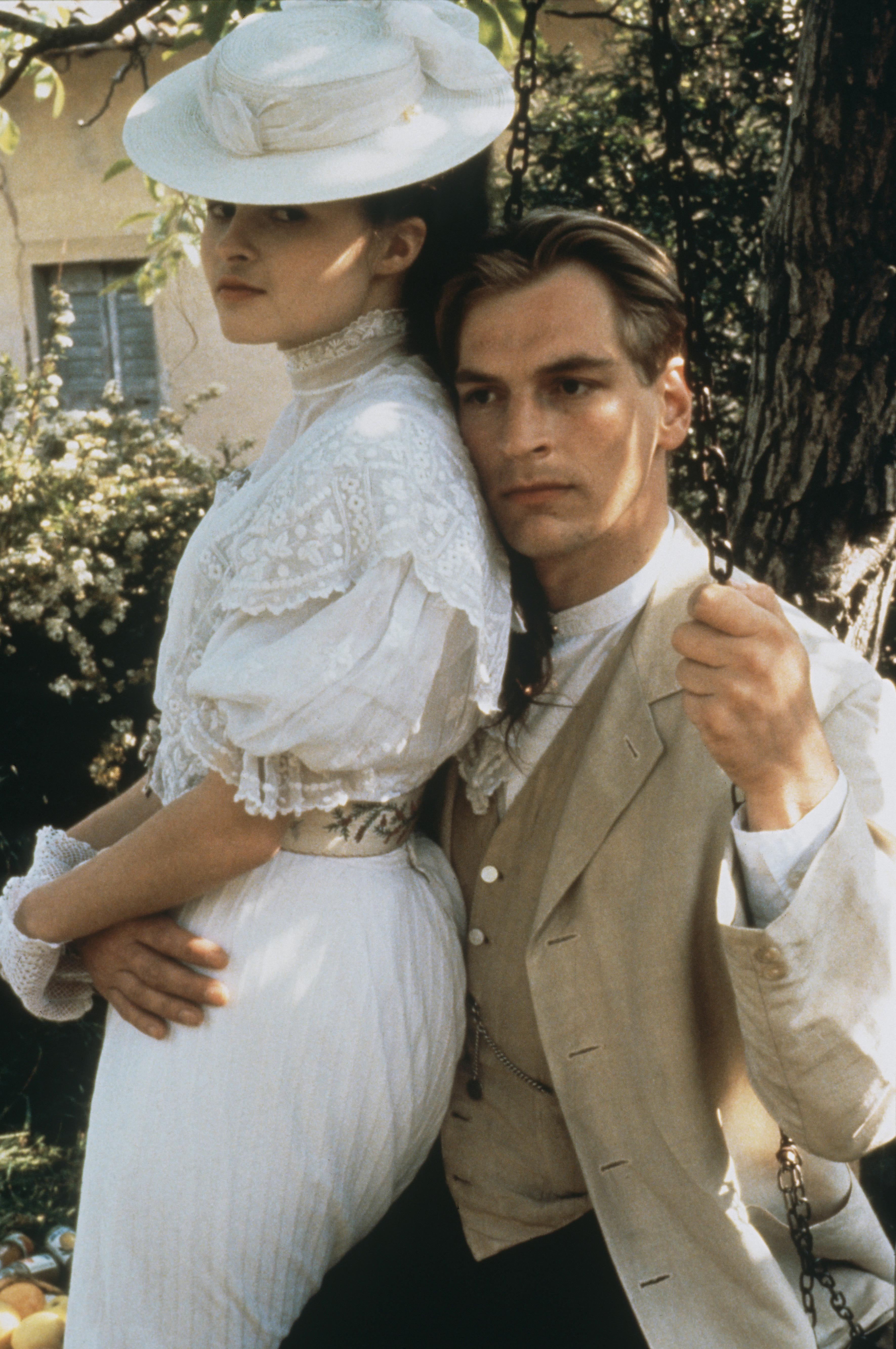 Julian Sands with Helena Bonham Carter in ‘Room with a View’