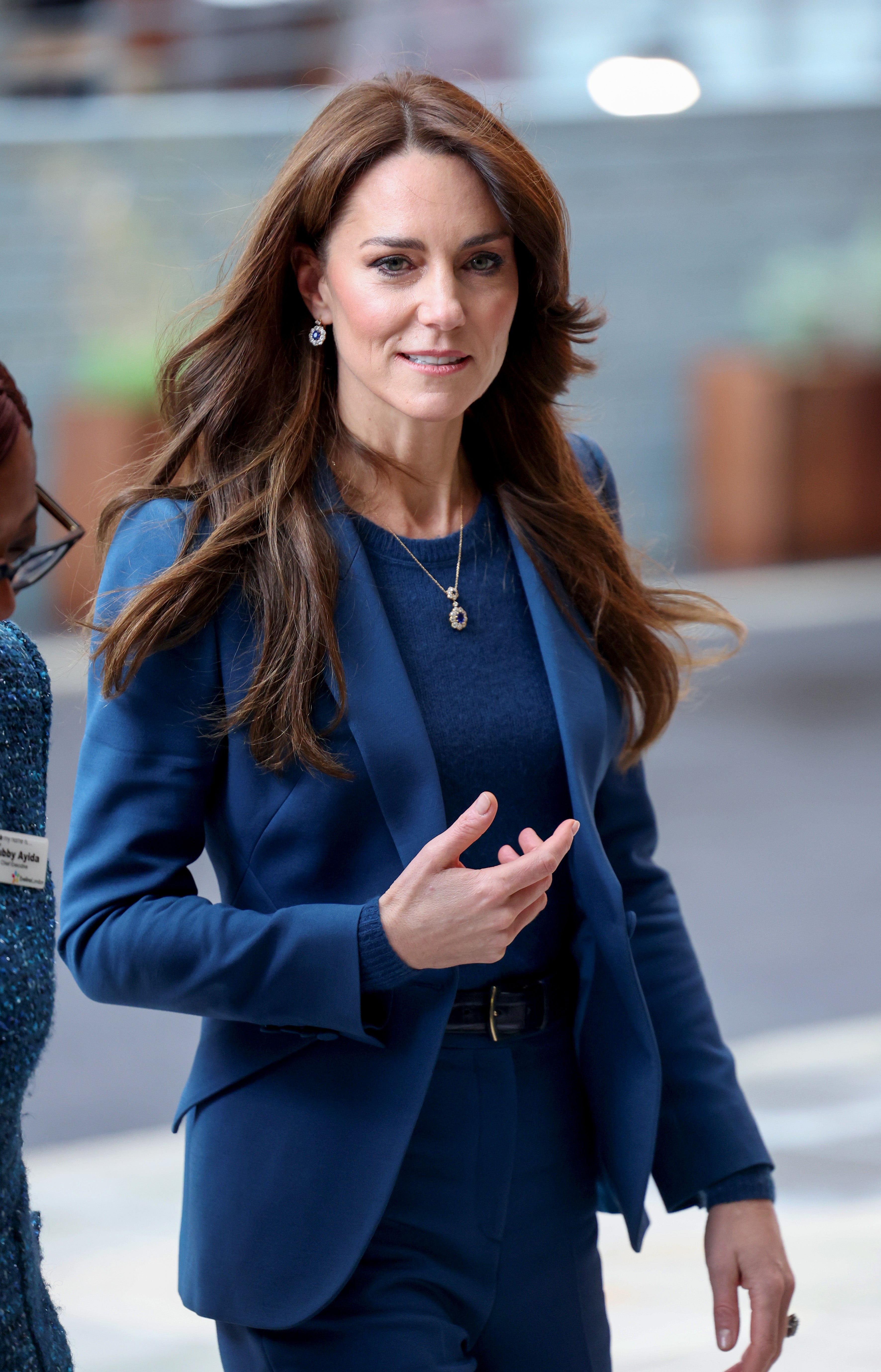 Princess Catherine was seen in her video meeting youngsters at a baby bank