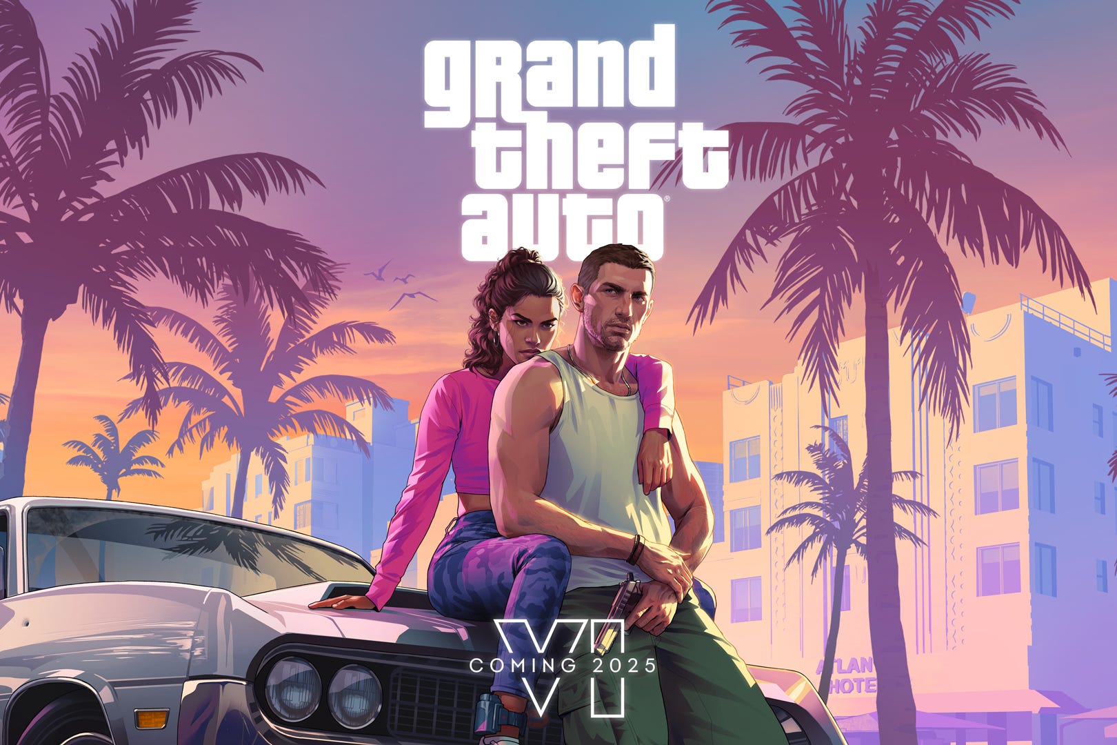 The sixth numbered game in the Grand Theft Auto series which will be released in 2025 (Rockstar)
