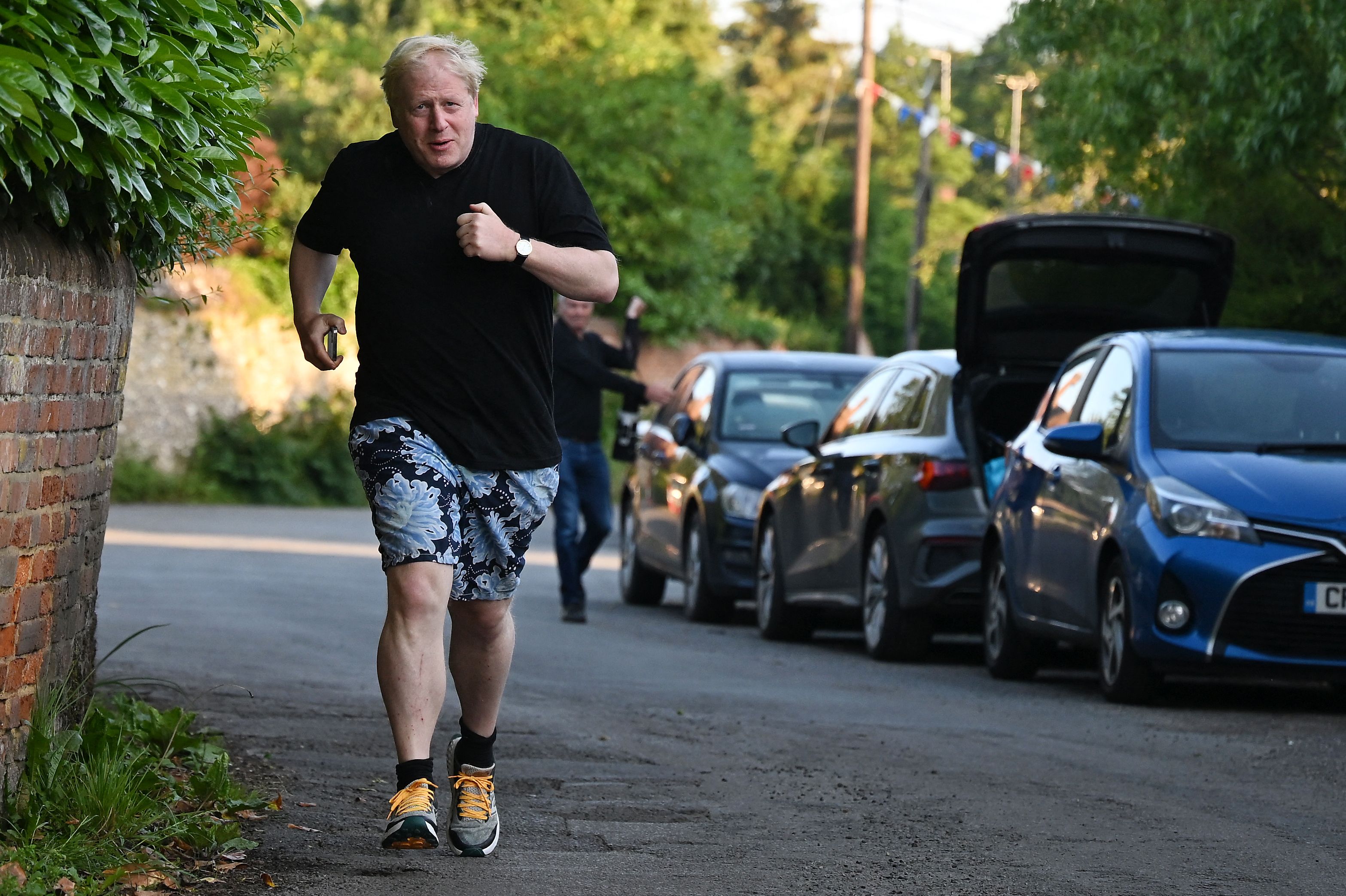 On the run: Johnson thrives with a crowd but has always disliked intense one-to-one encounters