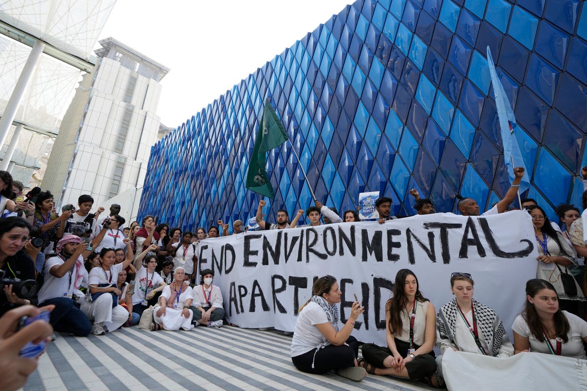На срещата на върха COP28 активисти и официални лица изразяват загриженост относно околната среда в Газа, опустошена от войната