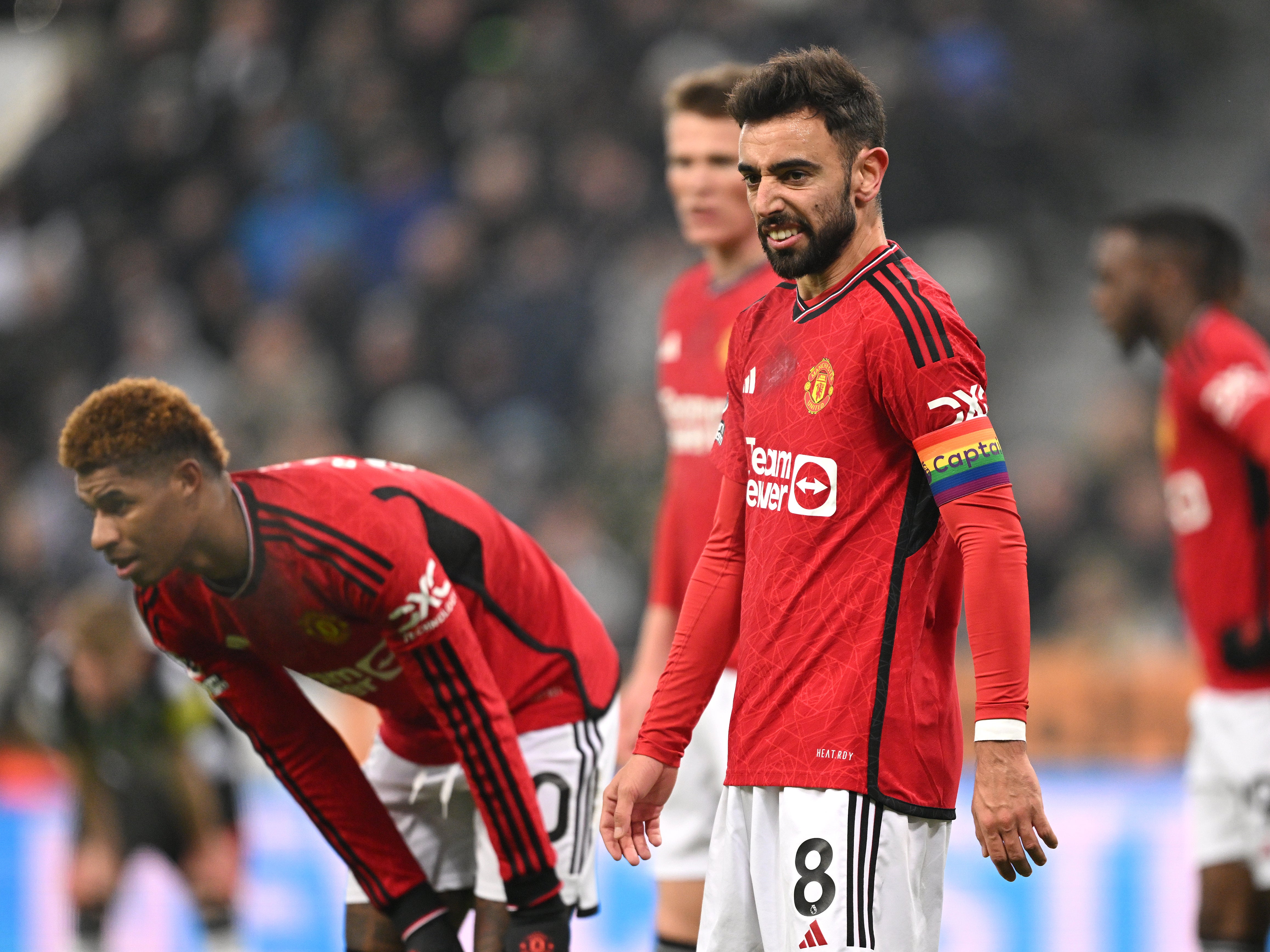 Not at the races: on Saturday, Marcus Rashford, Bruno Fernandes and company were outrun and outworked by a Newcastle team who had every right to feel more fatigued