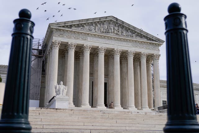 <p>The U.S. Supreme Court is seen on Wednesday, Nov. 15, 2023, in Washington. The Supreme Court on Tuesday, 5 Dec., dismissed a case surrounding a Maine hotel that could have made it harder for people with disabilities to learn in advance whether a hotel's accommodations meet their needs.</p>