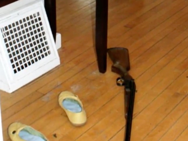 The weapon recovered from the Firkus home