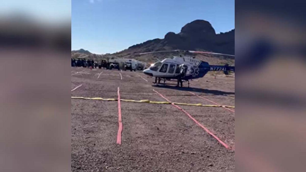 Helicopter-riding Santa arrives to deliver presents for Arizona toy drive