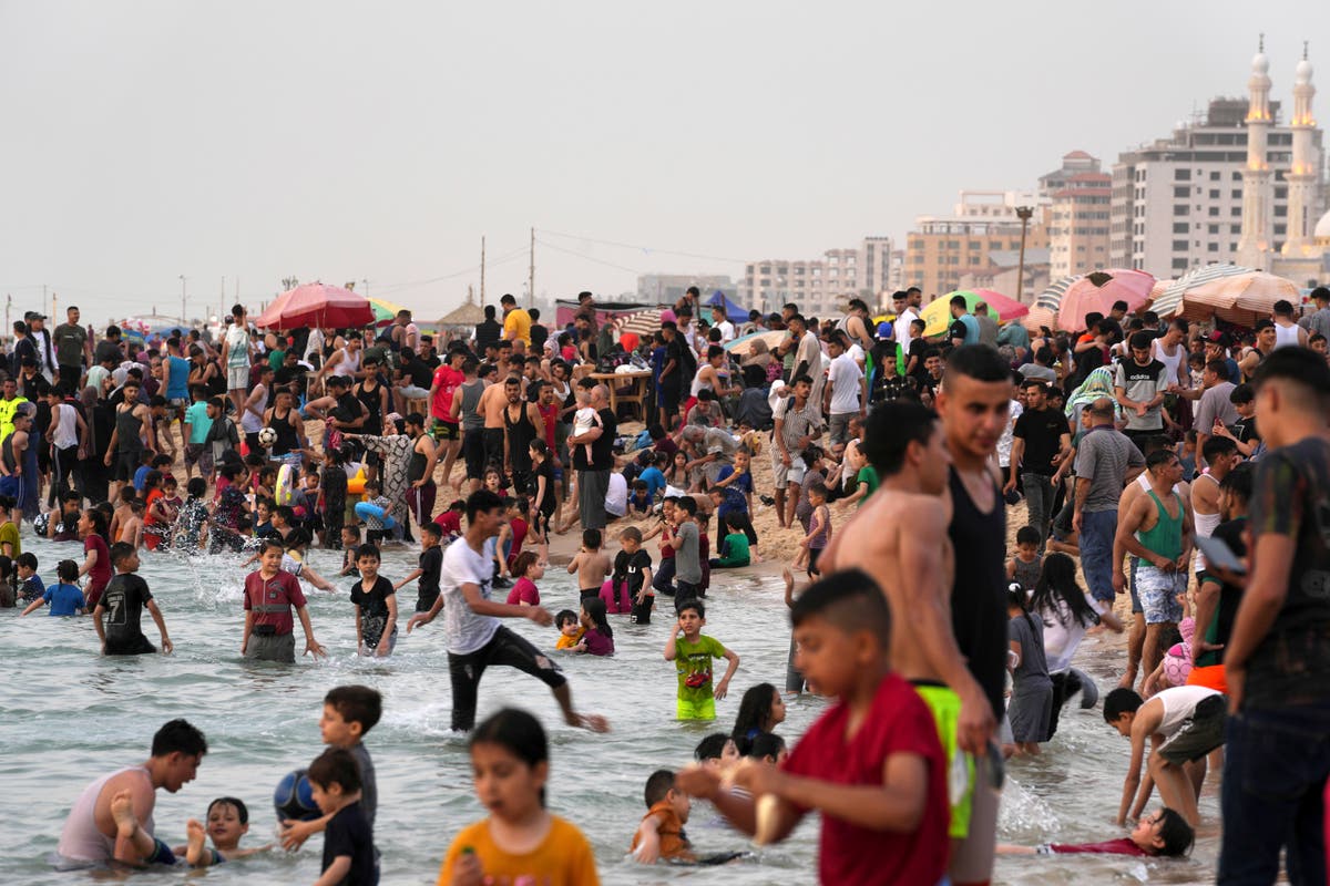 Ивицата Газа: малка, тясна и гъсто населена като Лондон