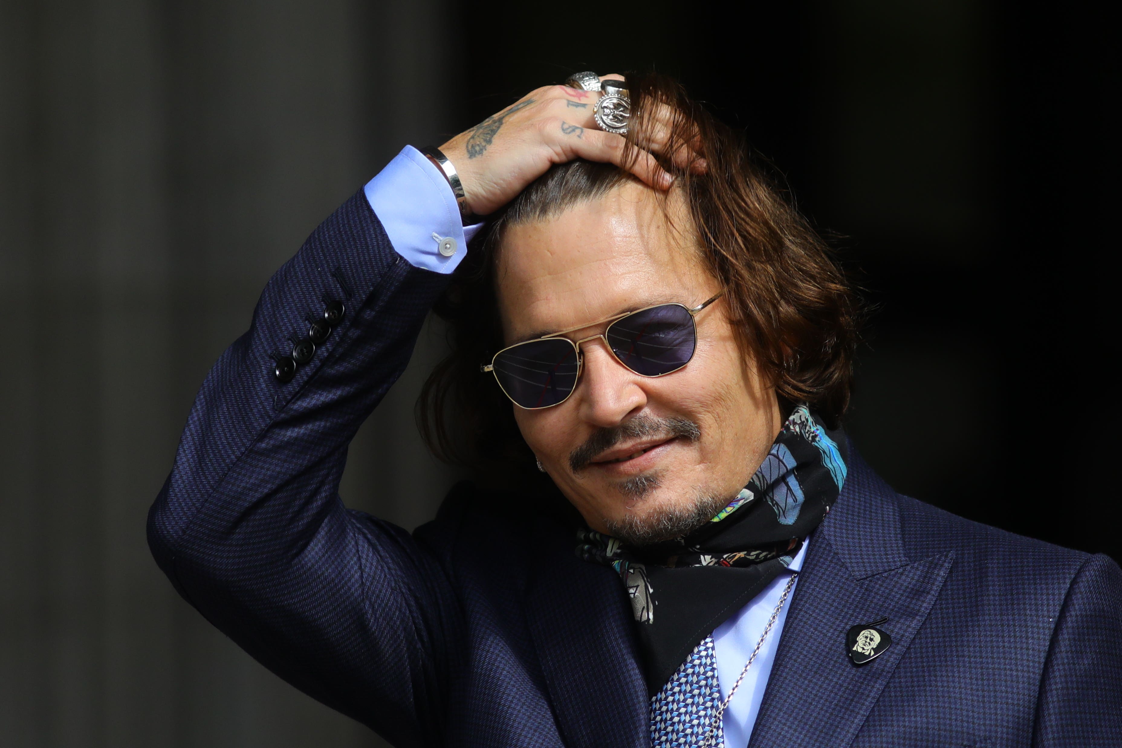 Actor Johnny Depp is also an artist (Aaron Chown/PA)