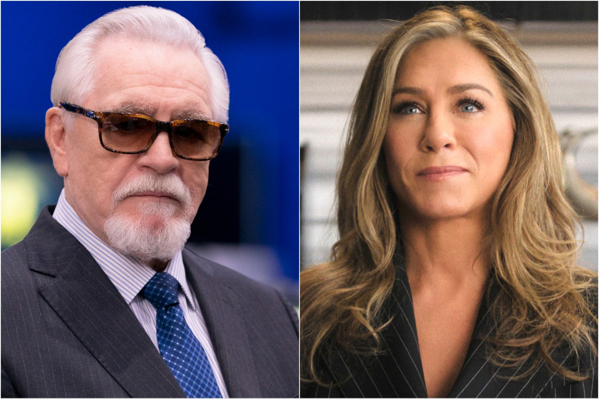Brian Cox in ‘Succession’ and Jennifer Aniston in ‘The Morning Show’