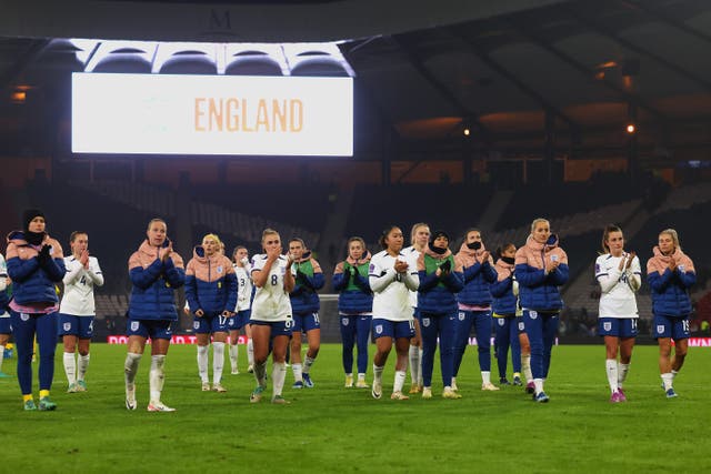 <p>The Lionesses thrashed Scotland but could not overturn the goal difference in Nations League Group A1 </p>