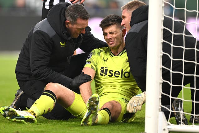 <p>Nick Pope will require surgery after picking up a shoulder injury</p>
