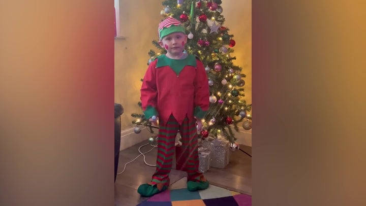 <p>Teddy Jenkins performs alone after missing school Christmas concert twice due to illness.</p>