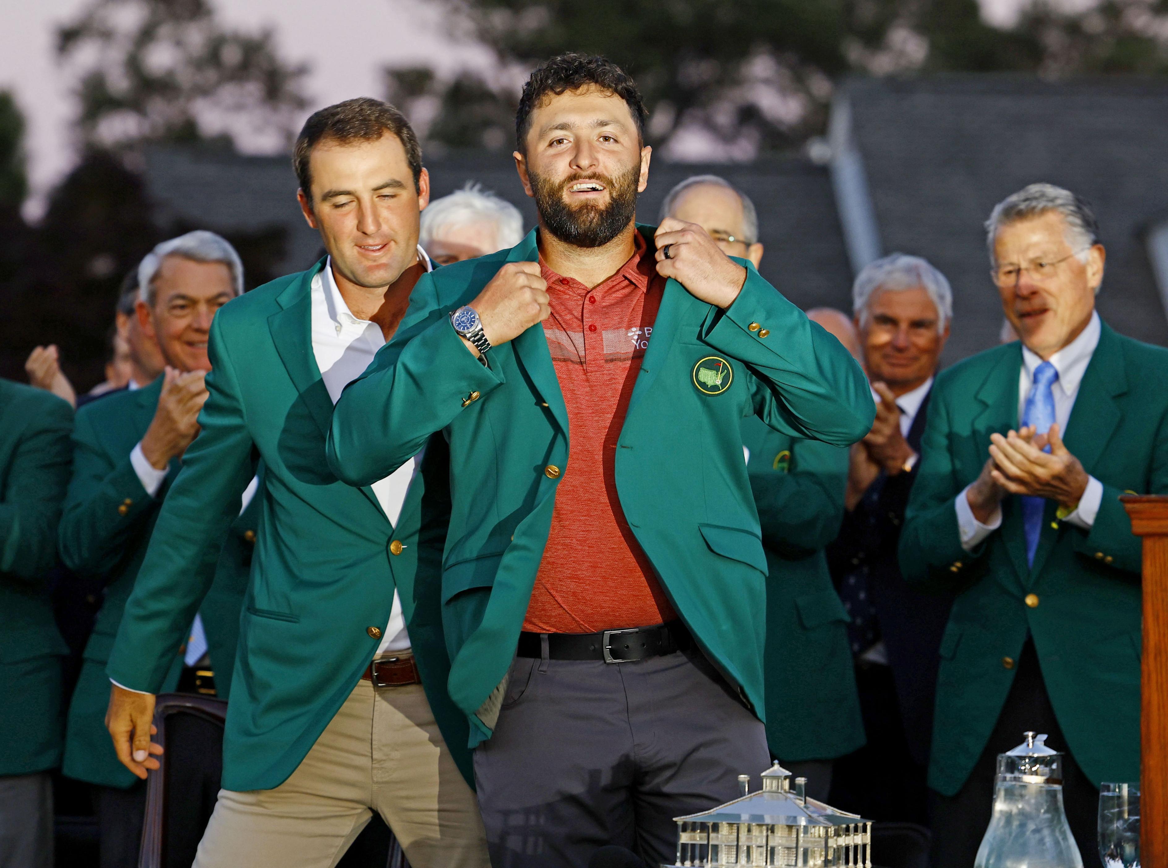 The world’s best golfers are trying to follow last year’s winner Jon Rahm in donning the green jacket