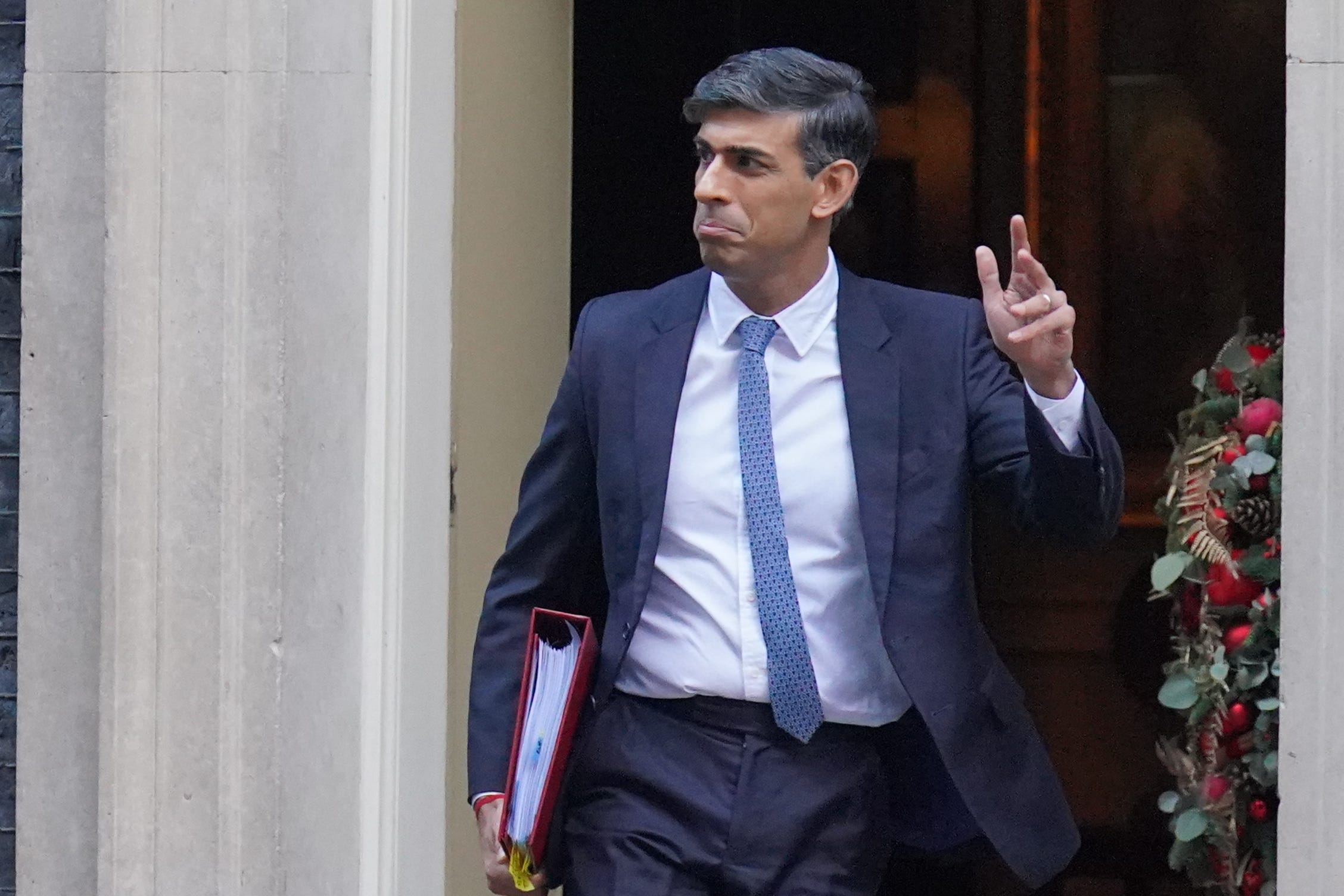 Rishi Sunak faced questions at PMQs about the plan to send asylum seekers to Rwanda (Jonathan Brady/PA)