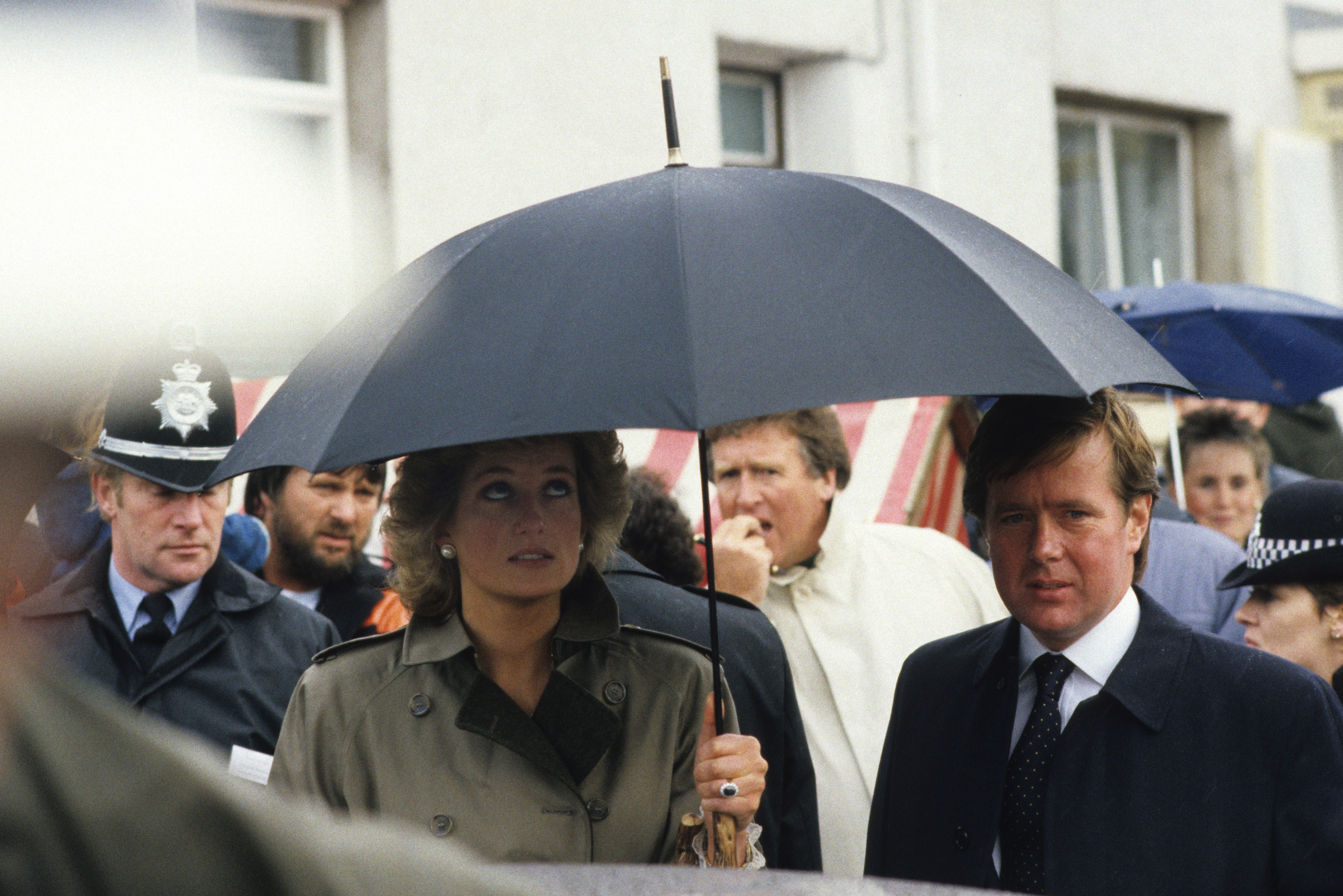 Ken Wharfe during his years guarding Diana