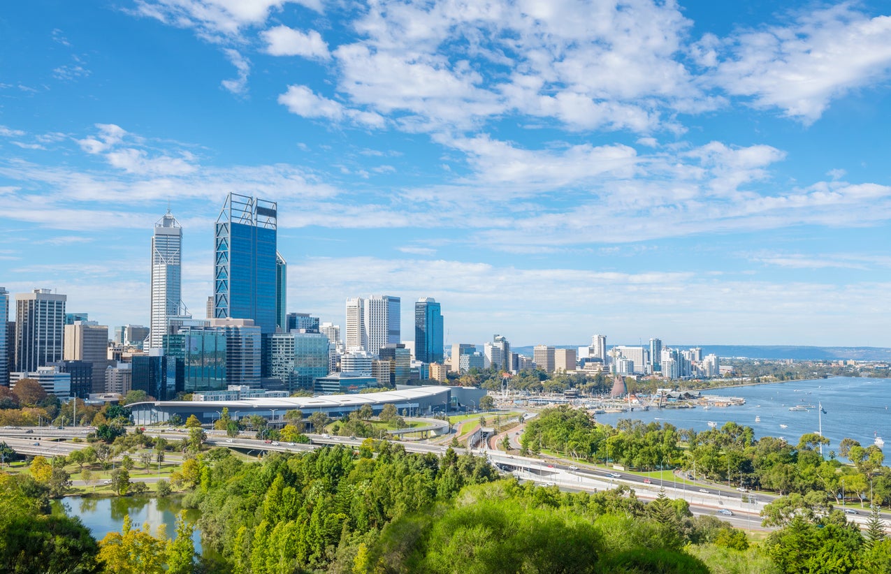 Perth is almost 2,700km away from the nearest major city, Adelaide