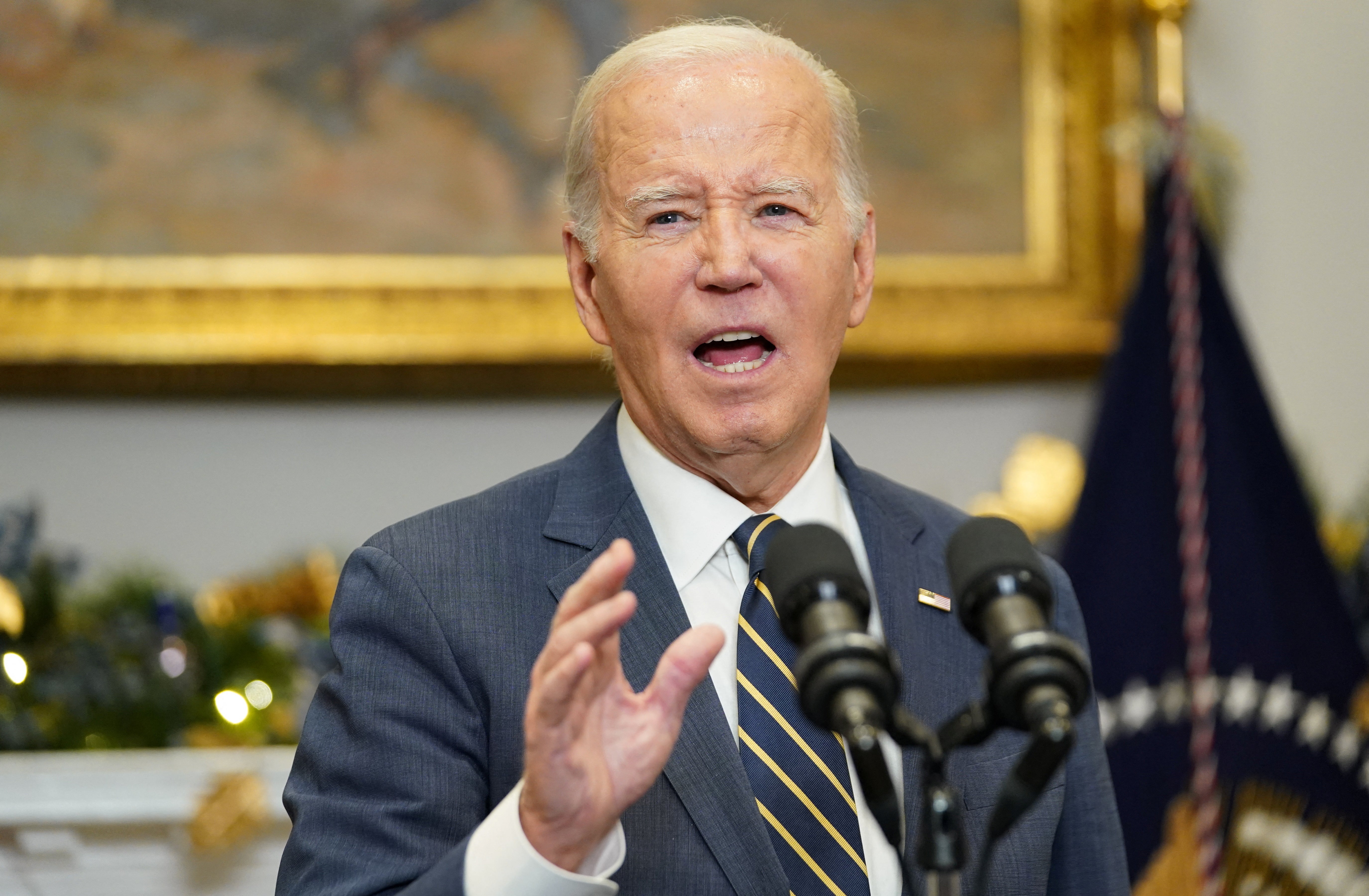 <p>President Biden delivers remarks on Ukraine from the White House</p>