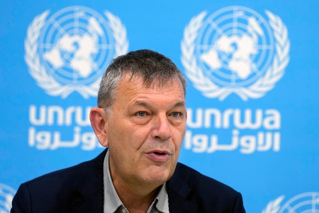 Israel Palestinians UNRWA Chief