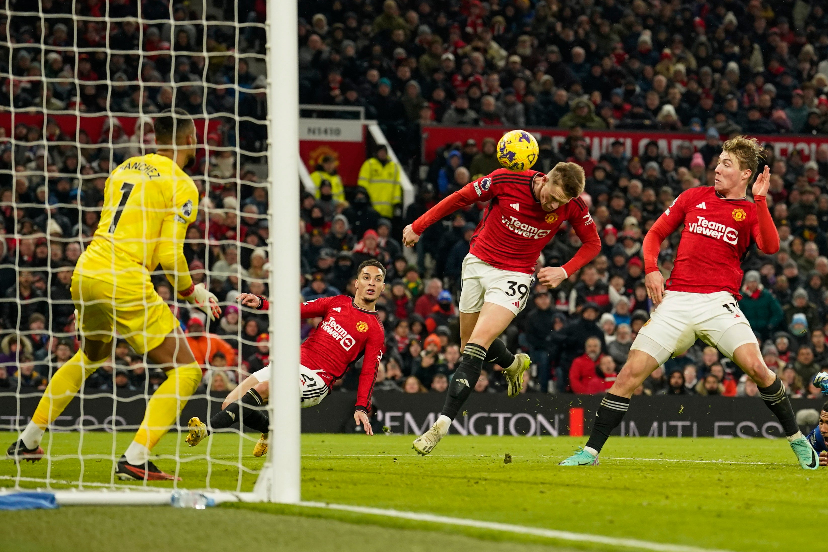 McTominay’s header sent United ahead and secured the three points
