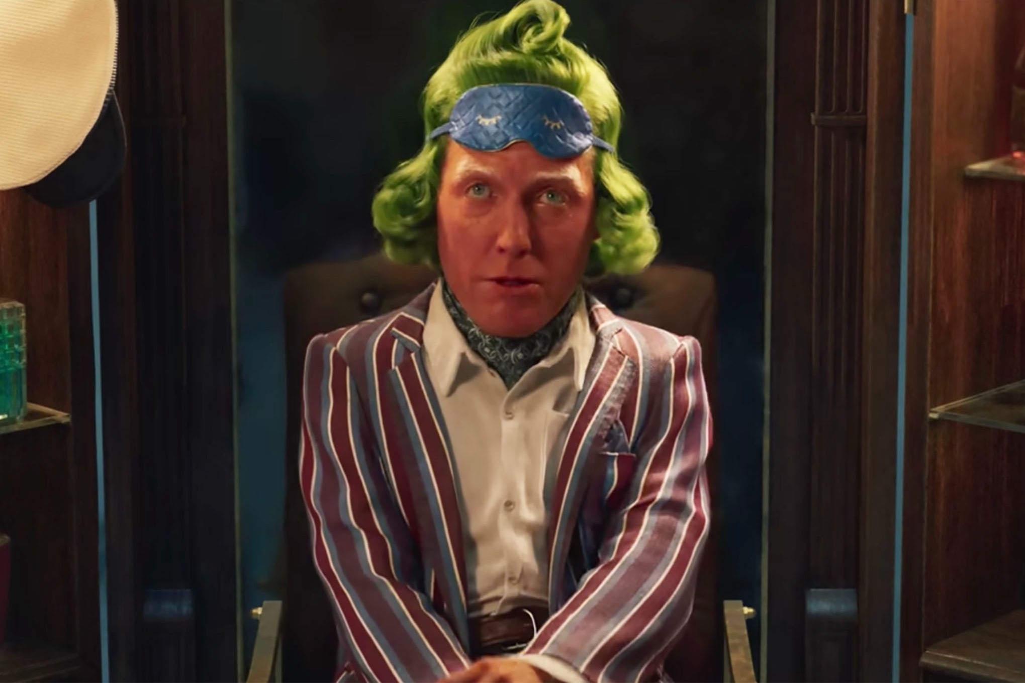 Eccentric: Grant as an Oompa-Loompa in ‘Wonka'