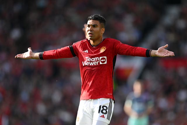 <p>Casemiro could be on his way out of Old Trafford despite impressing last season</p>