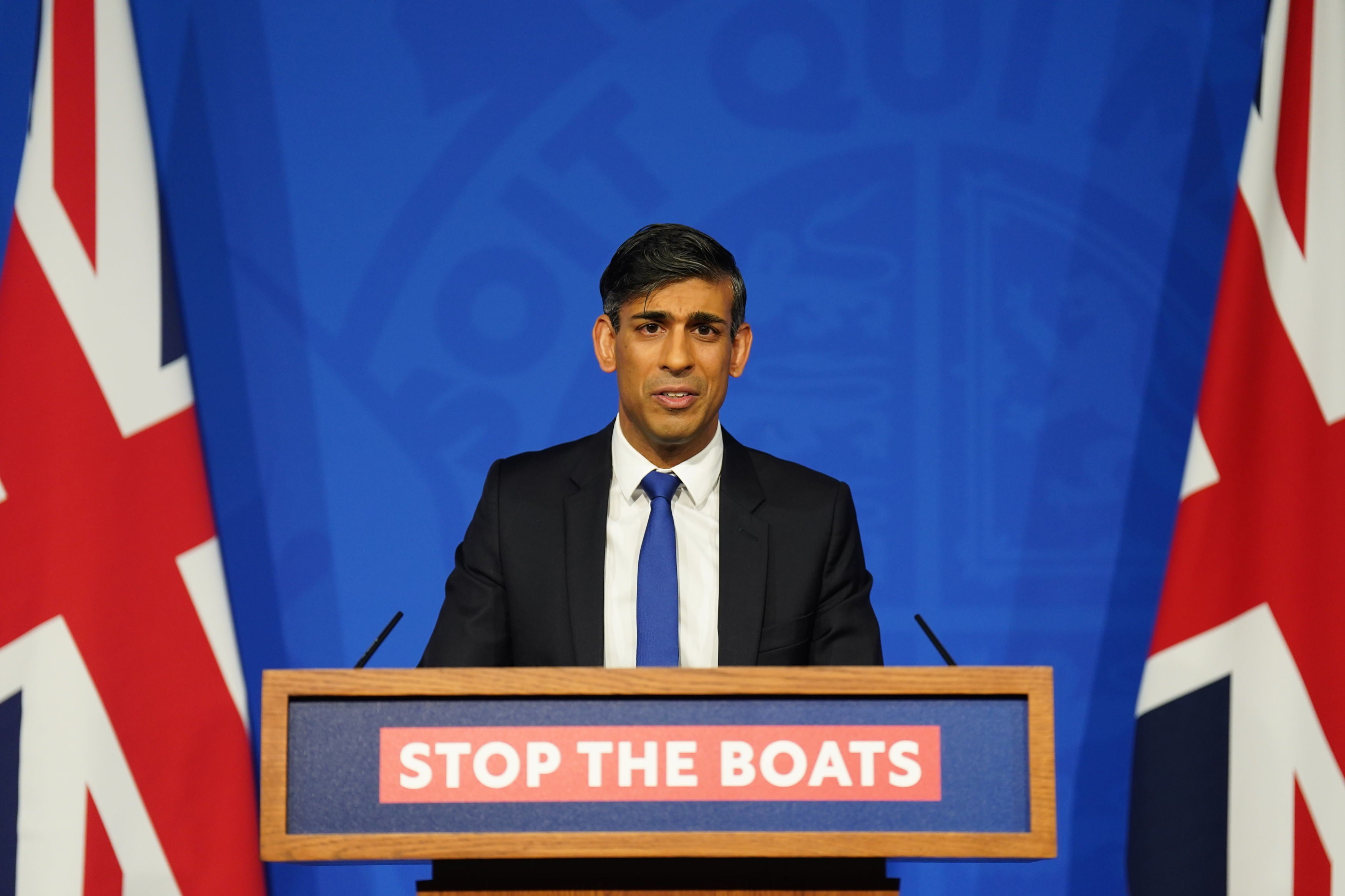 Rishi Sunak under huge pressure from both Tory wings to change bill