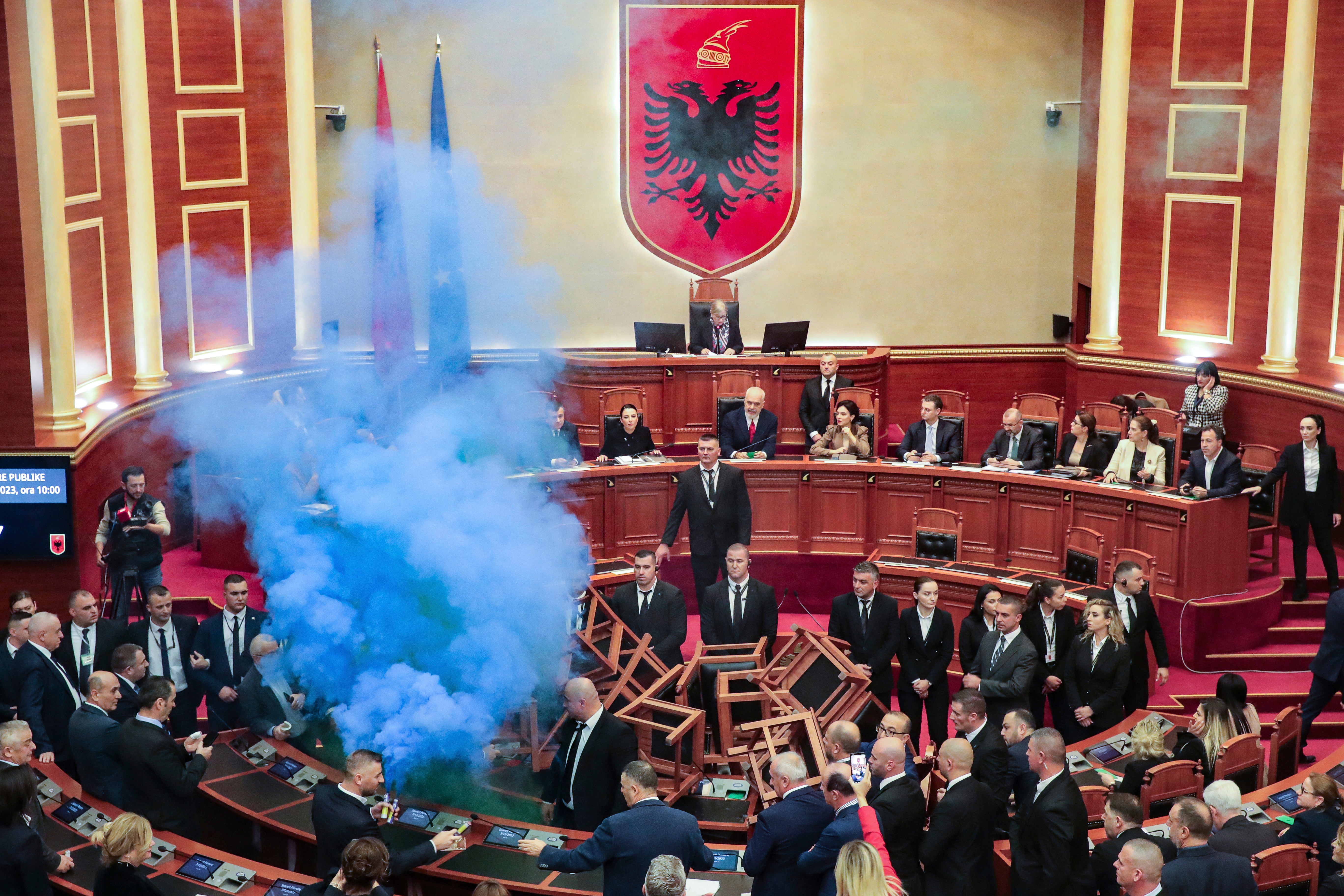 Why The Albanian Opposition Is Disrupting Parliament With Flares ...