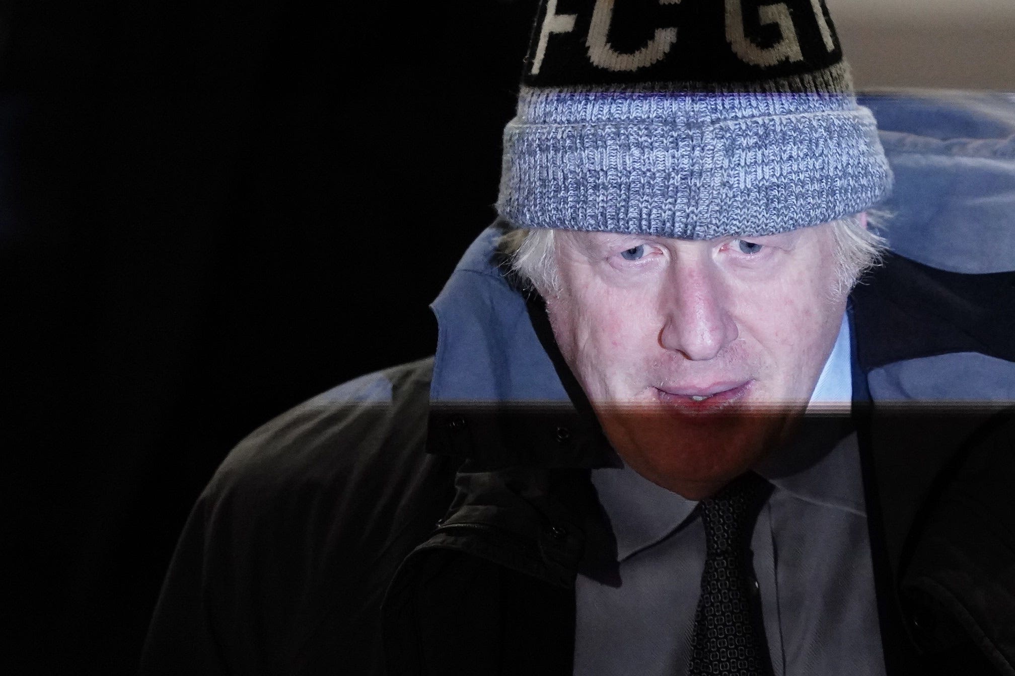 Boris Johnson apologised for his language in an appearance at the Covid-19 Inquiry (Jordan Pettitt/PA)