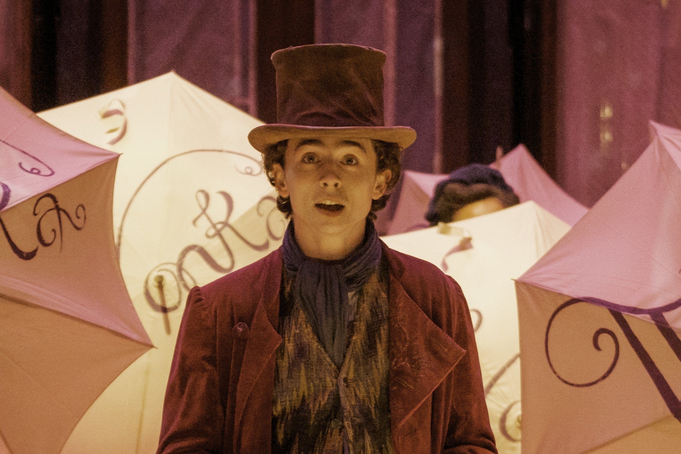 Timothée Chalamet in ‘Wonka'