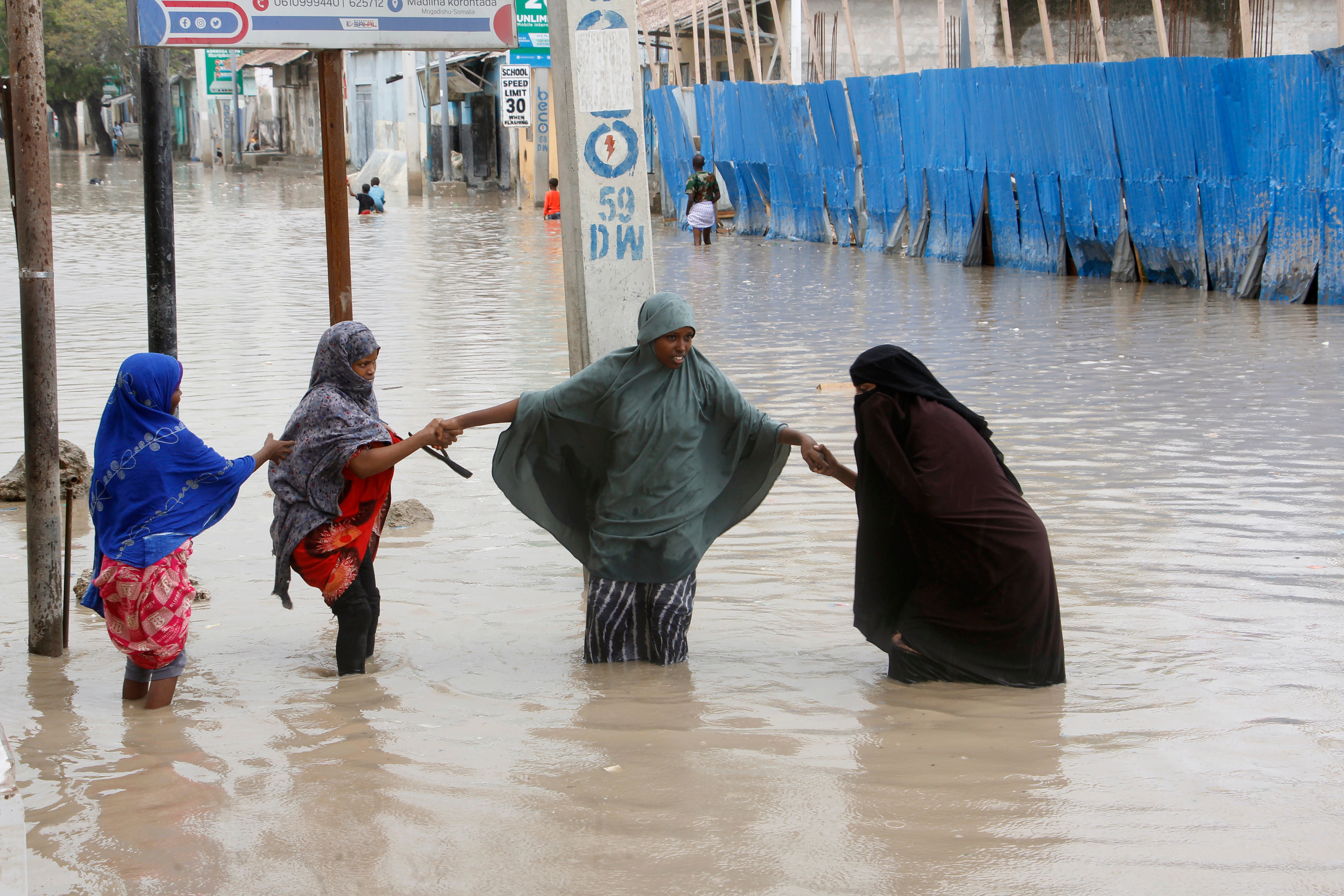 ‘80 per cent of people displaced by the climate crisis are women. And when women are displaced from their homes, they are at greater risk of unemployment, child marriage, human trafficking, and gender-based violence’
