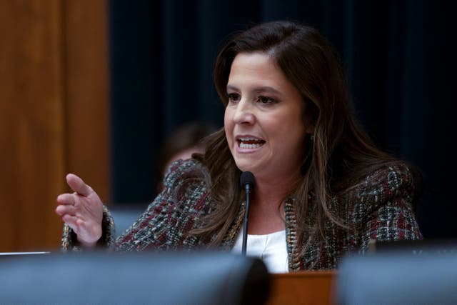 <p>Elise Stefanik speaks during a hearing of the House Committee on Education on Capitol Hill, Tuesday, 5 December 2023 in Washington</p>