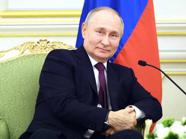 <p>Russian President Vladimir Putin </p>
